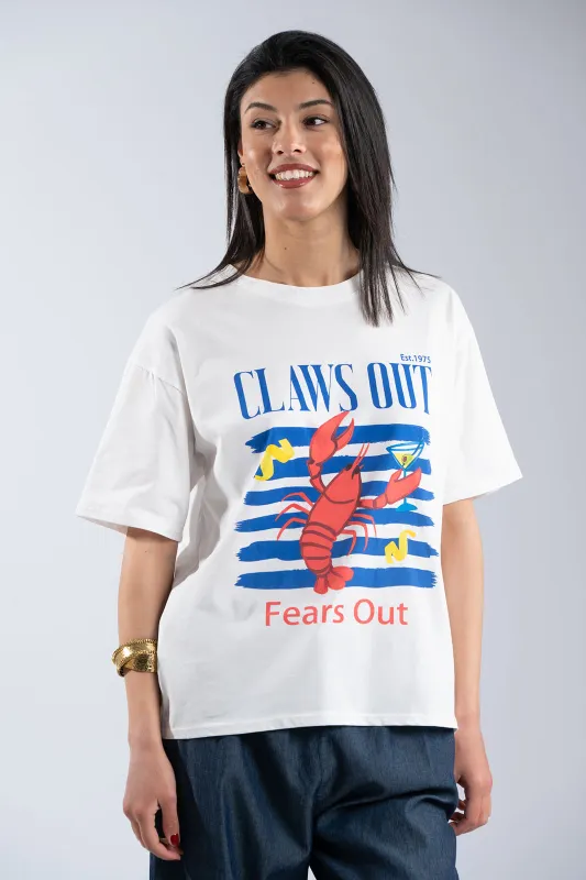 T-shirt Cotton Claws Out