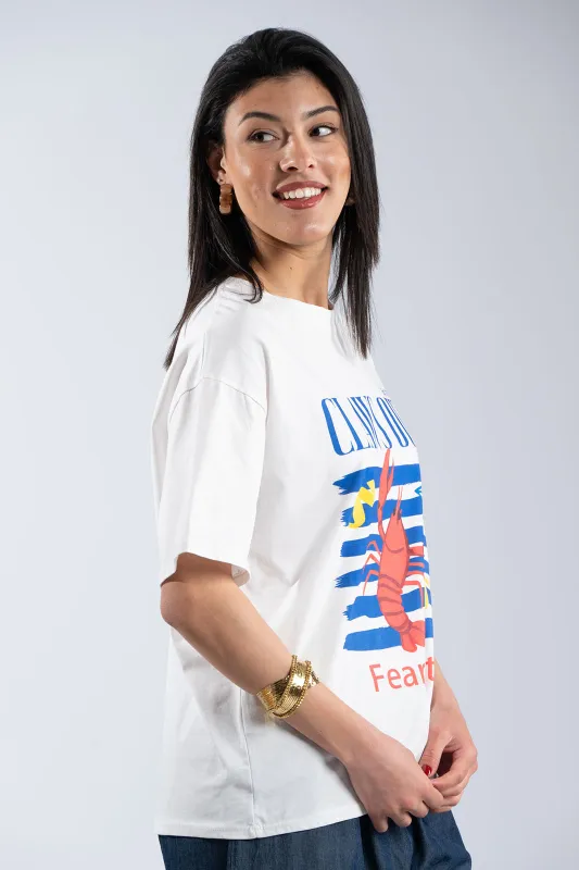 T-shirt Cotton Claws Out 