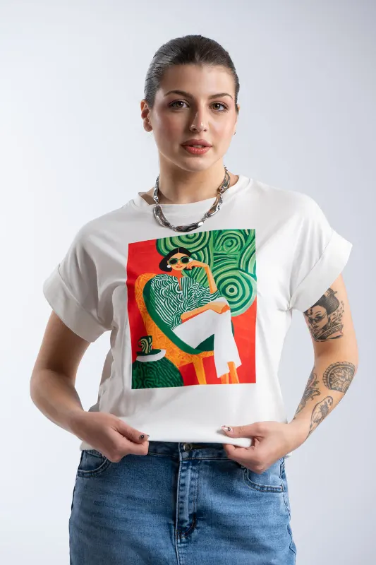 T-shirt Cotton Madame 
