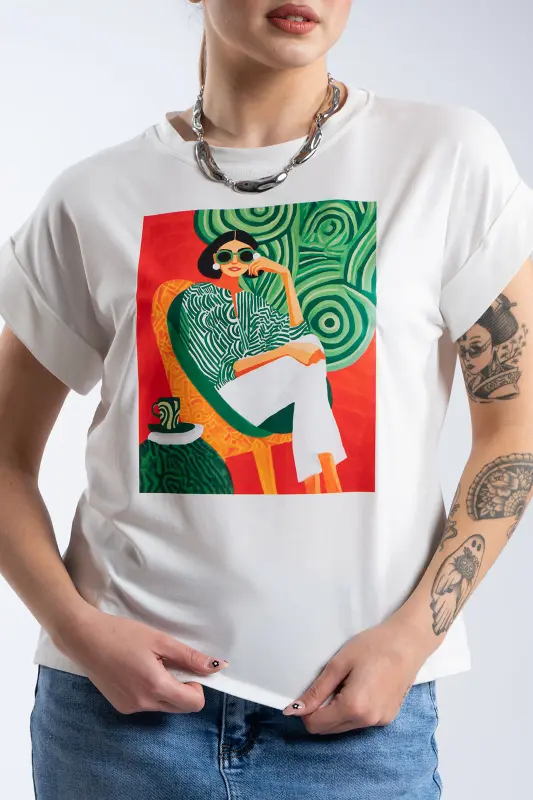 T-shirt Cotton Madame