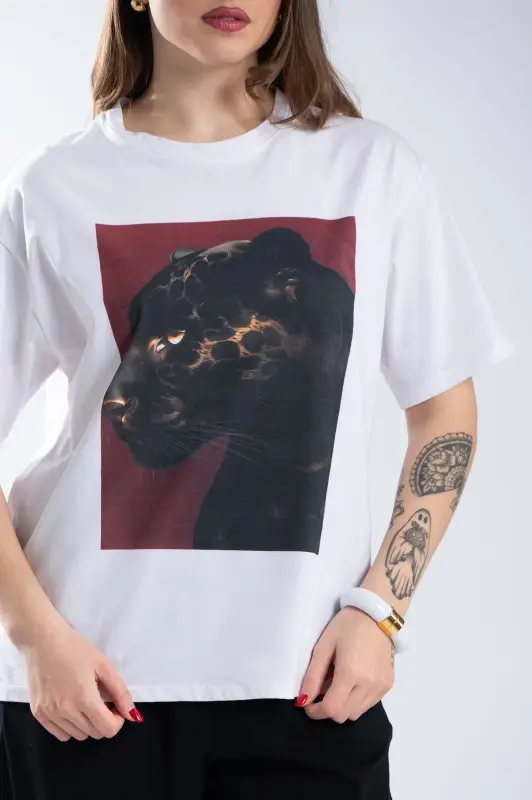 T-shirt Cotton Panther