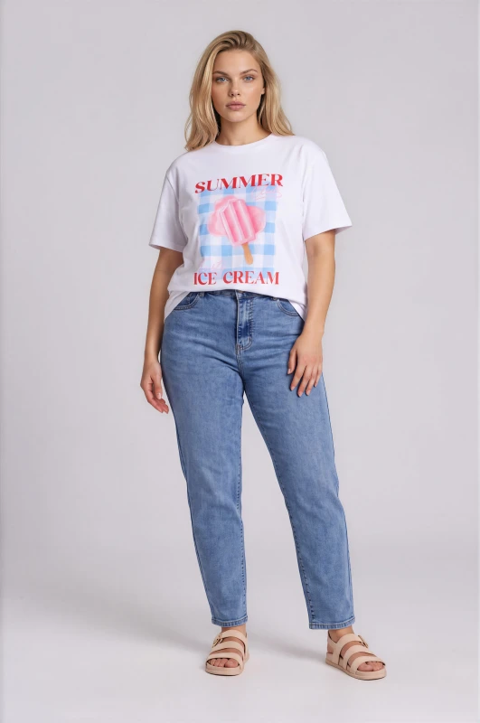 T-shirt Cotton Summer  Ice-cream