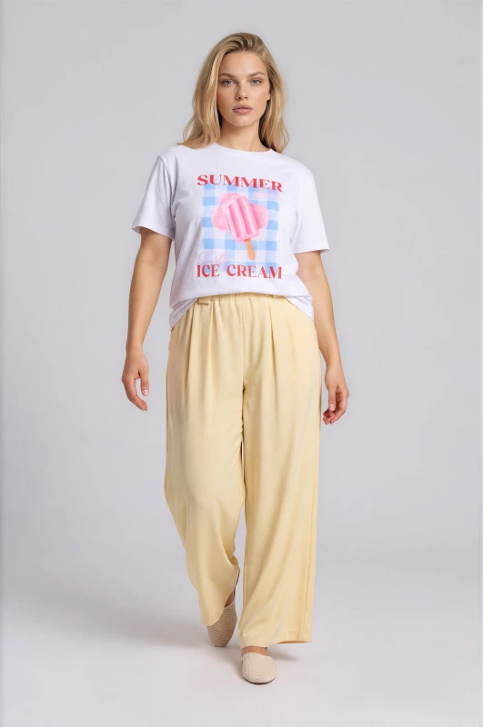 T-shirt Cotton Summer  Ice-cream