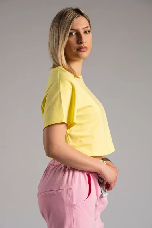 T-shirt Crop Cotton