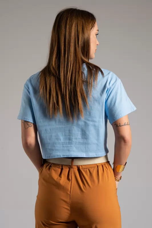 T-shirt Crop Cotton