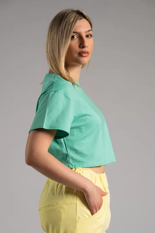 T-shirt Crop Cotton