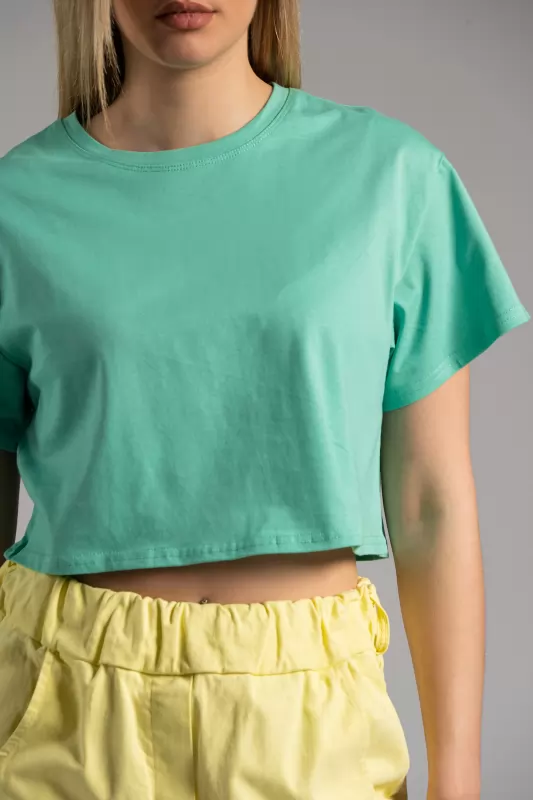 T-shirt Crop Cotton