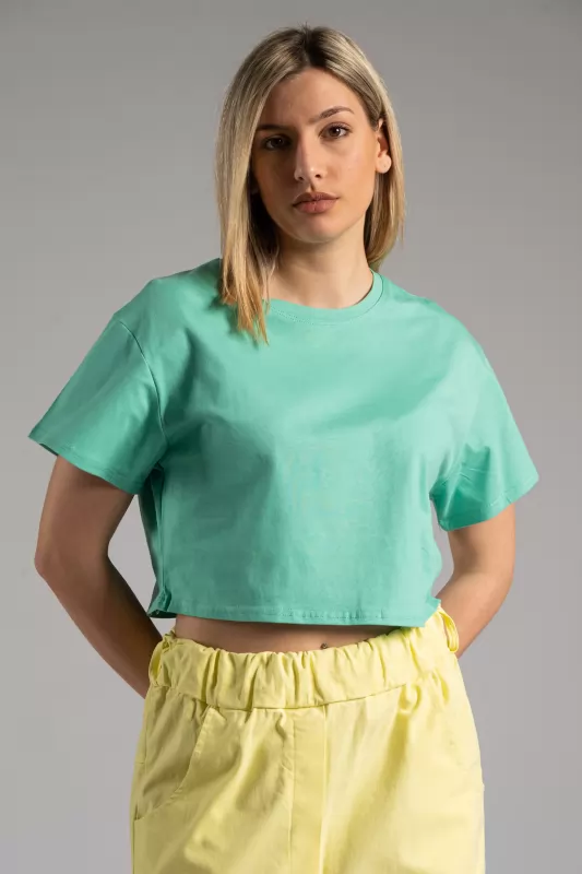 T-shirt Crop Cotton