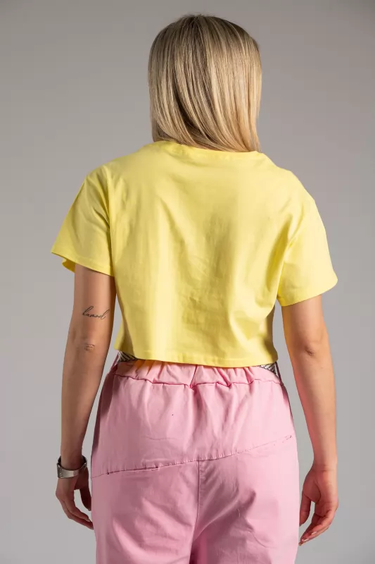 T-shirt Crop Cotton
