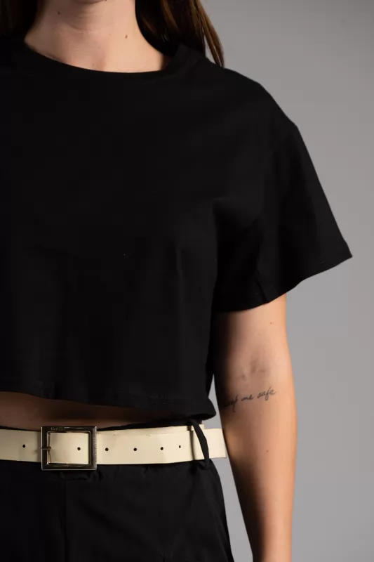 T-shirt Crop Cotton