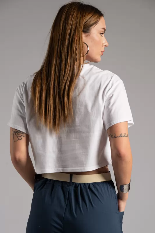 T-shirt Crop Cotton