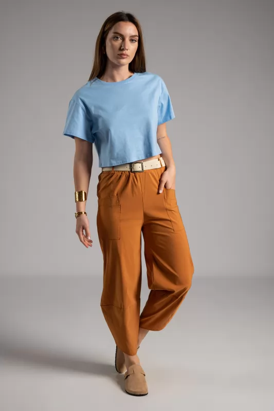 T-shirt Crop Cotton