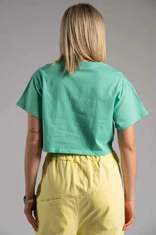 T-shirt Crop Cotton
