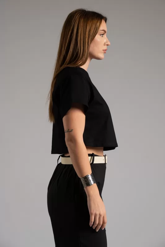 T-shirt Crop Cotton