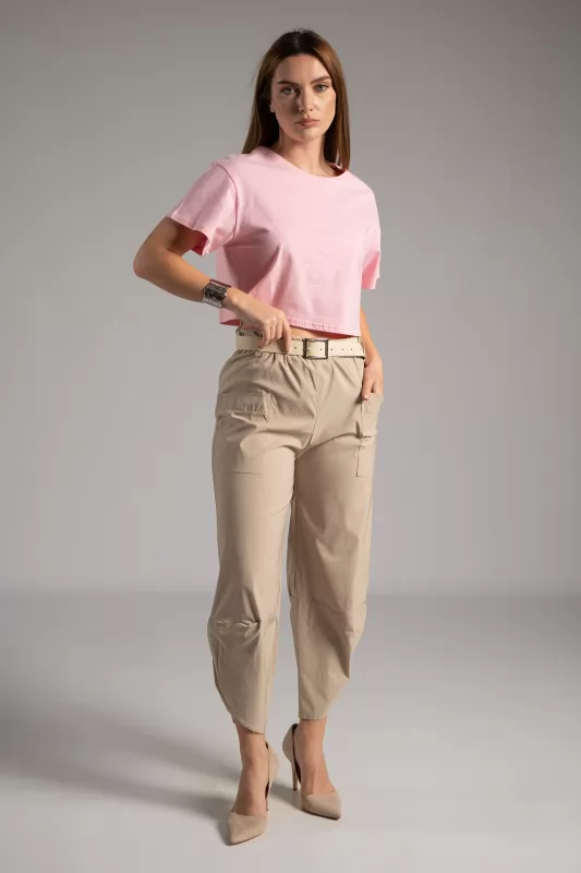 T-shirt Crop Cotton