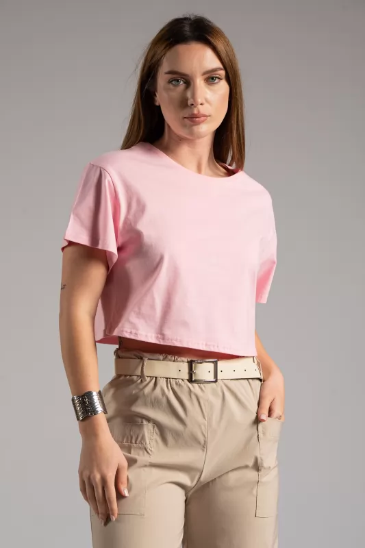 T-shirt Crop Cotton