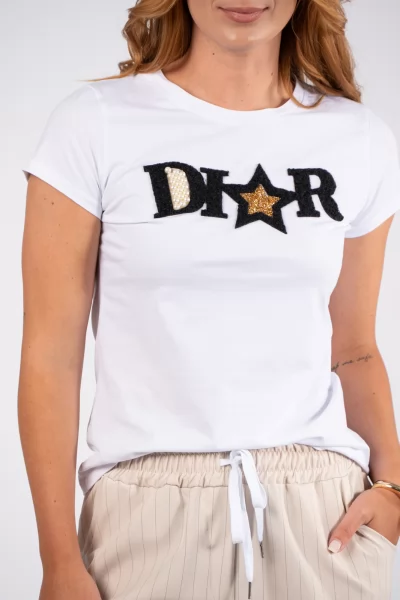 T-Shirt Dior Λευκό