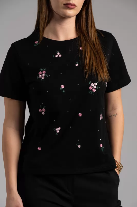 T-shirt Floral Trux