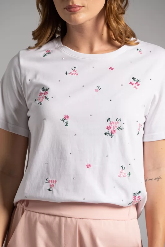 T-shirt Floral Trux