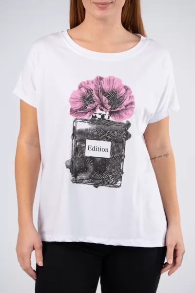 T-Shirt Flower Edition Λευκό