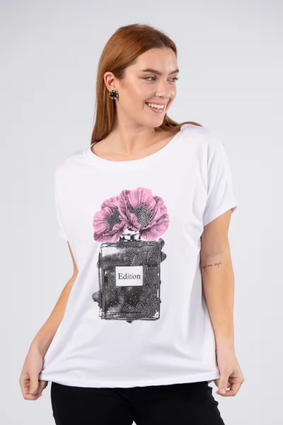 T-Shirt Flower Edition Λευκό