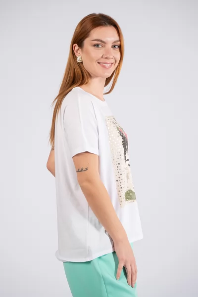 T-Shirt Frida Λευκό