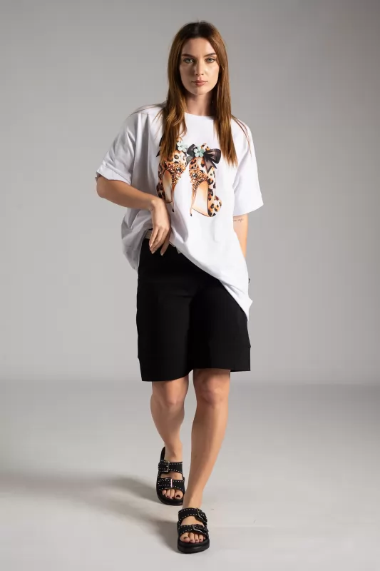 T-shirt Γόβες Leopard