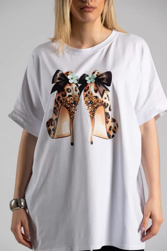 T-shirt Γόβες Leopard