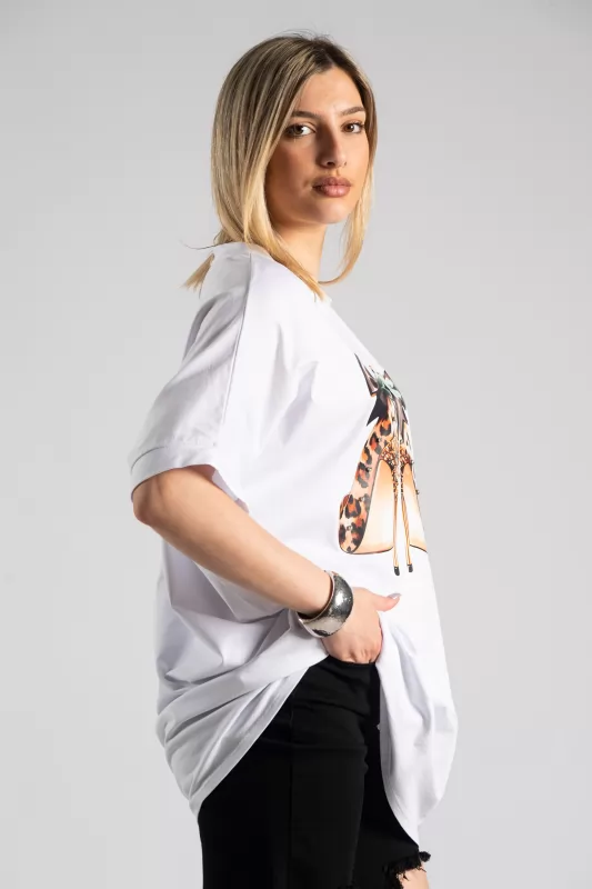 T-shirt Γόβες Leopard