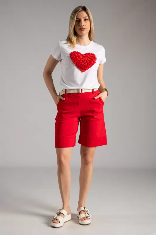 T-shirt Heart Roses