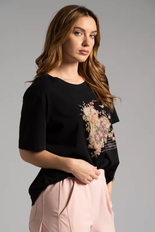 T-shirt Embroidery Flowers