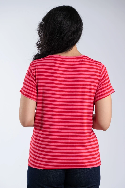 T-Shirt Κοντομάνικο Ρίγες