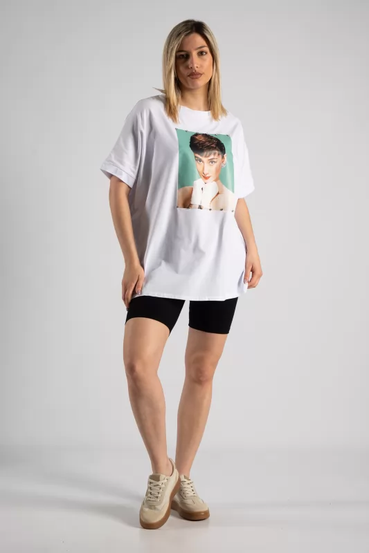 T-shirt Lady Strass