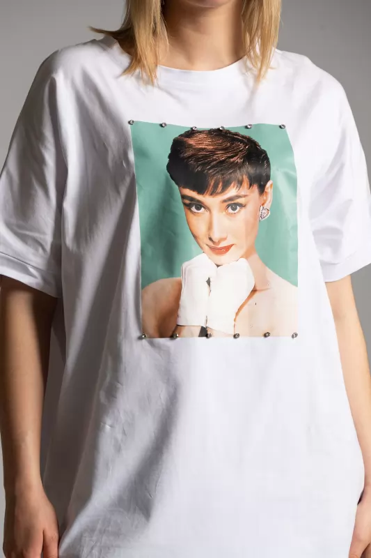 T-shirt Lady Strass