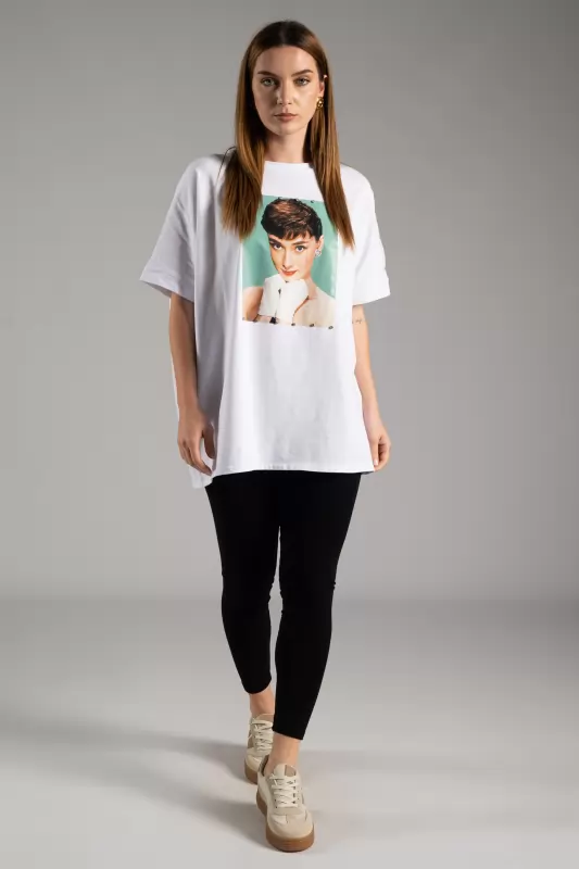 T-shirt Lady Στρας