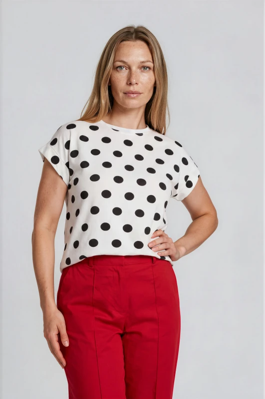 T-Shirt Με Πουά