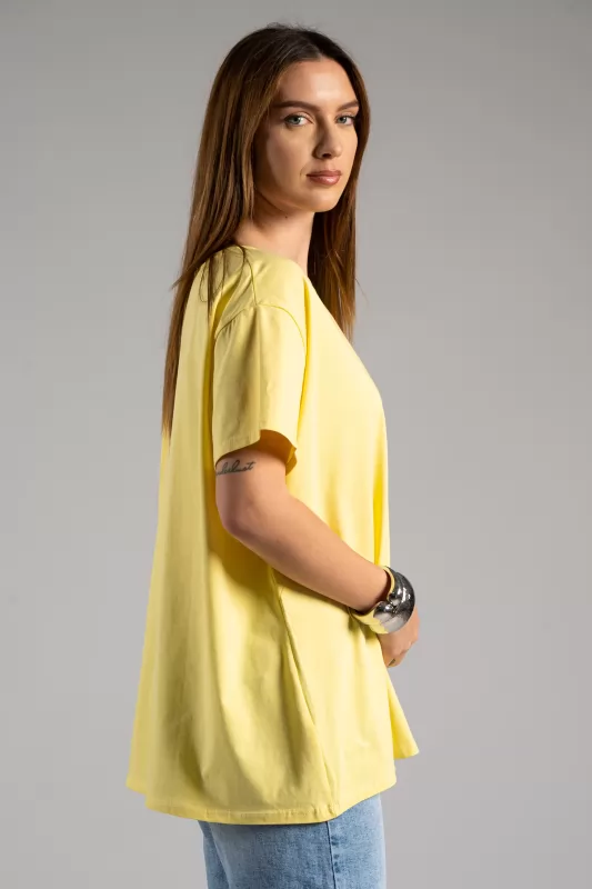 T-shirt Μονόχρωμο Basic