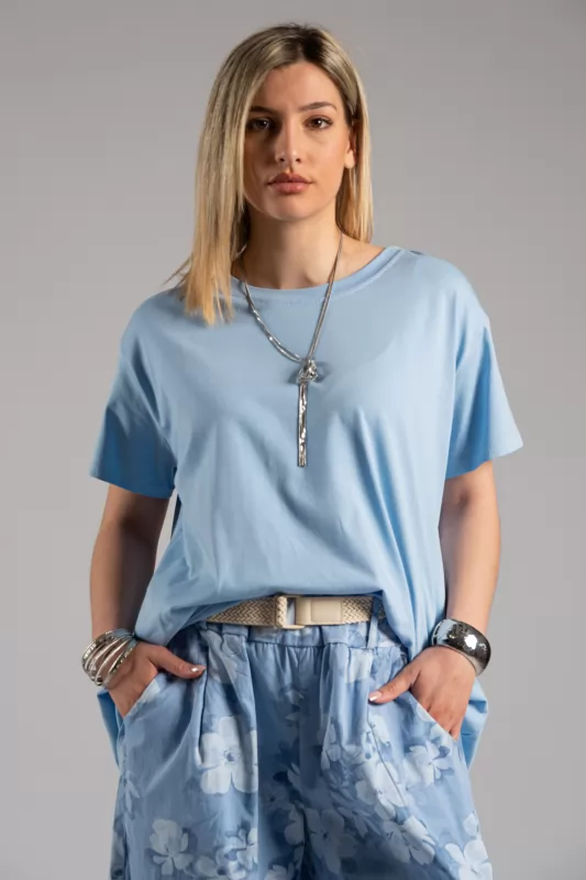 T-shirt Μονόχρωμο Basic