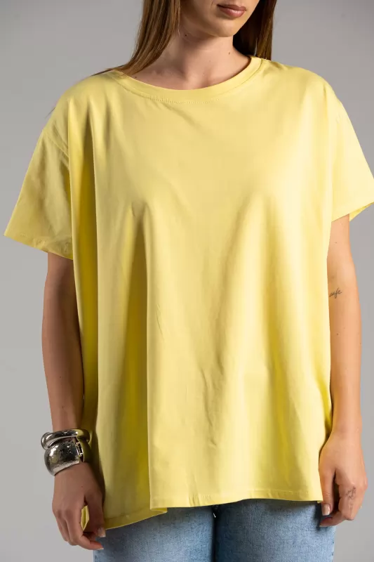 T-shirt Μονόχρωμο Basic