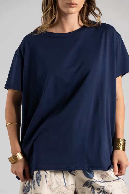 T-shirt Μονόχρωμο Basic