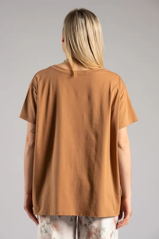 T-shirt Μονόχρωμο Basic