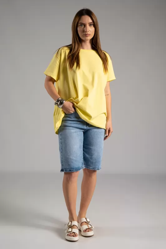 T-shirt Μονόχρωμο Basic