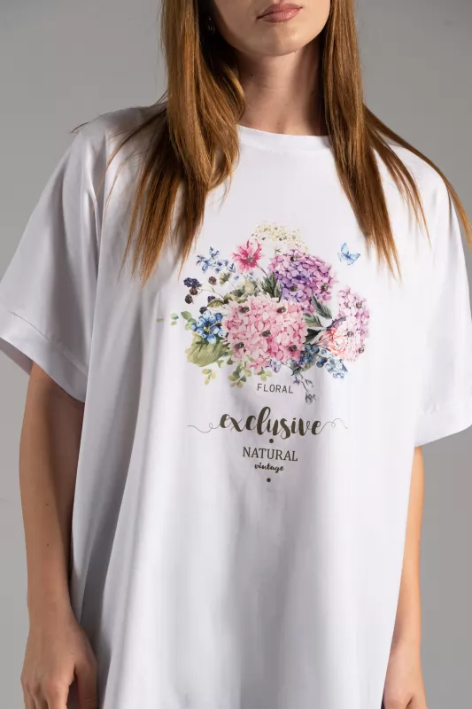 T-shirt Natural Vintage