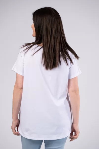 T-Shirt Paris Milano Λευκό
