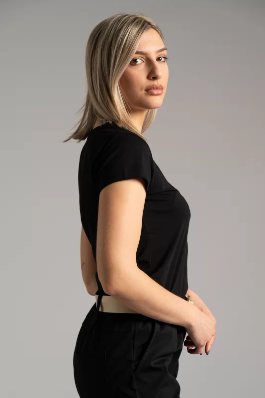 T-shirt Paris Βαμβακερή Κέντημα