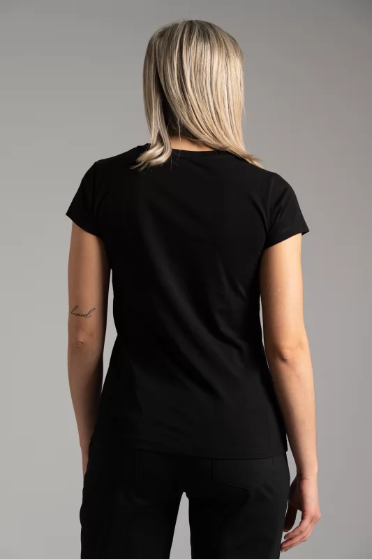 T-shirt Paris Βαμβακερή Κέντημα