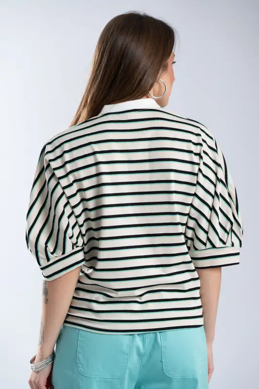 T-Shirt Polo Horizontal Stripes 