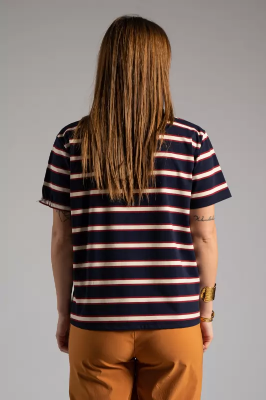 T-shirt Polo Ρίγες