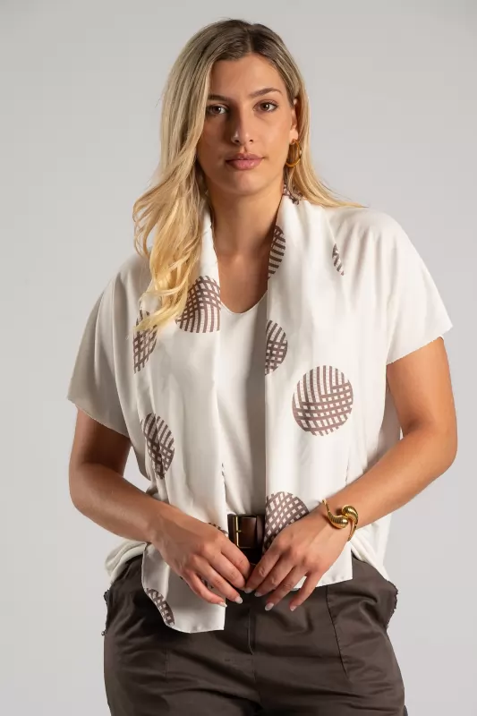 T-shirt Rib Φουλάρι