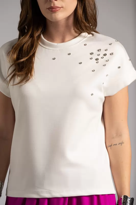T-shirt Strass